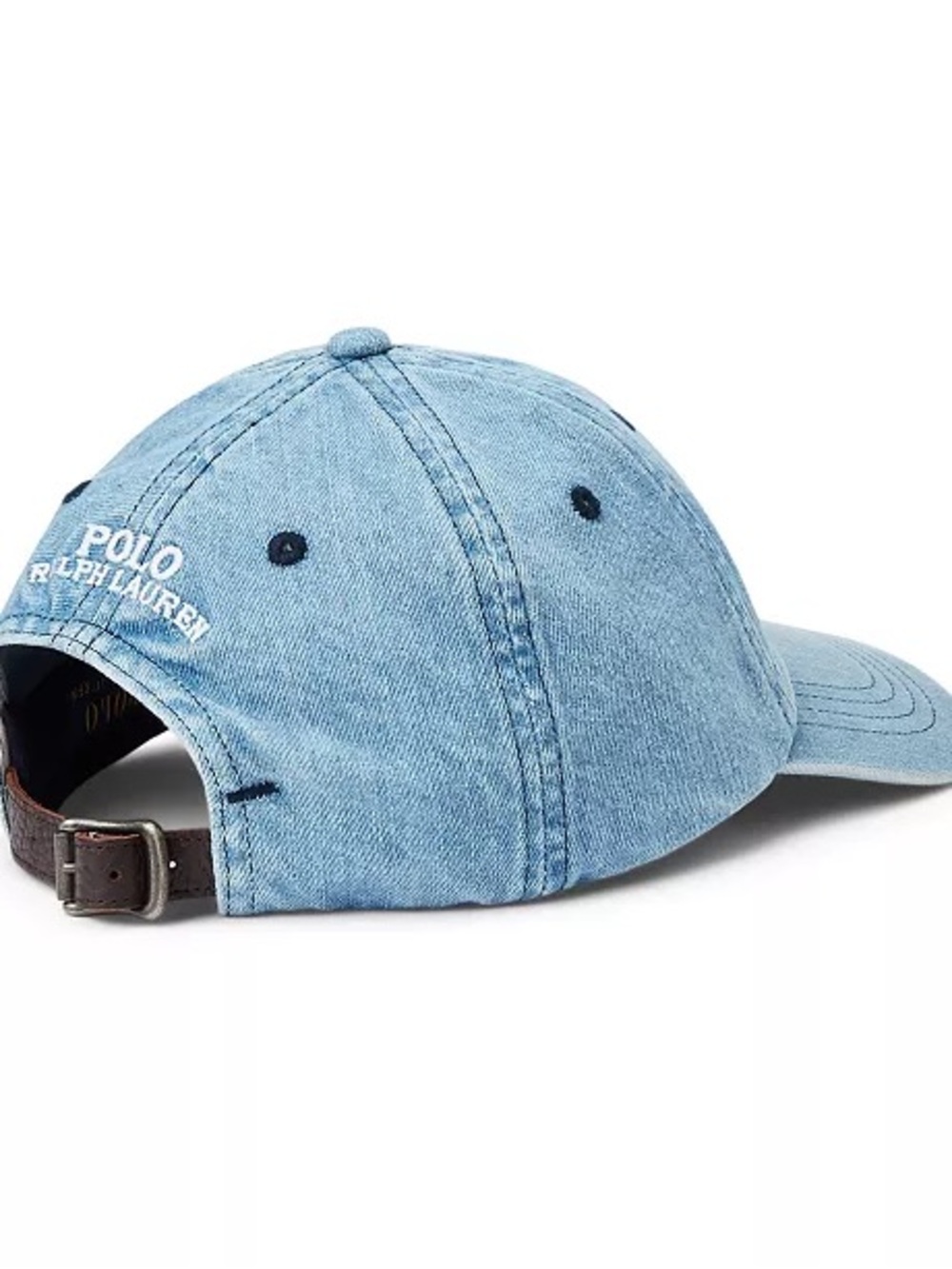 Polo Bear Denim Ball Cap - Picture 2 of 4